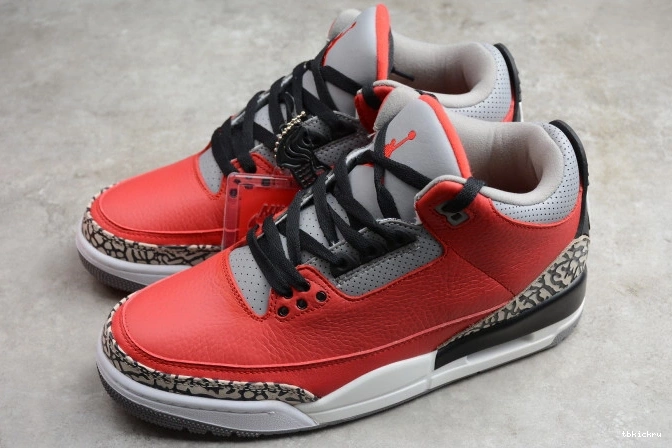 Cheap TBK Cement Red 3 CK5692-600 Air Jordan 0704